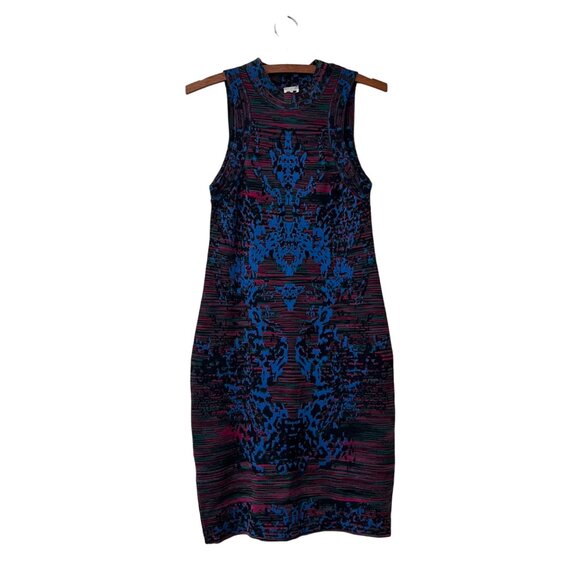Missoni Abstract Floral Wool Blend Knit Sleeveless Bodycon Dress Size 6 - Picture 2 of 8